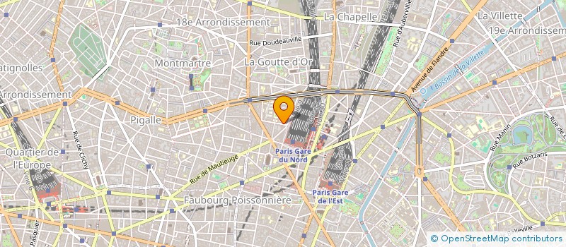 localisation de l'entreprise ASS RECHERCH O R L LARIBOISIER  PARIS