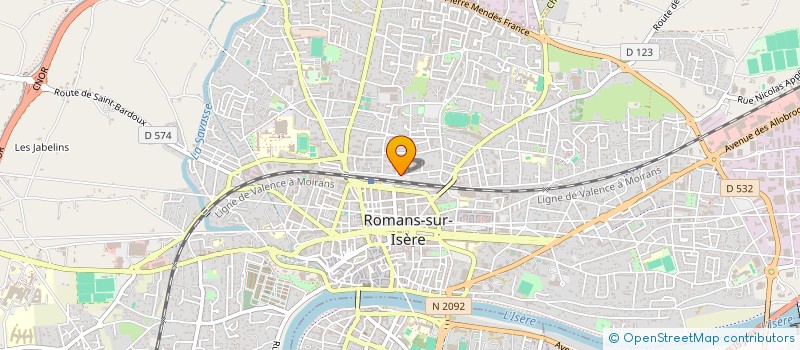 localisation de l'entreprise ASS RECHERCHE ACTION SOCIO ECONOMIQUE à ROMANS-SUR-ISERE