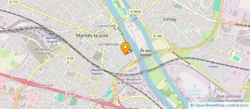 localisation de l'entreprise ASS RECHERCHE ACTION SUR LE LIEN SOCIAL  MANTES-LA-JOLIE