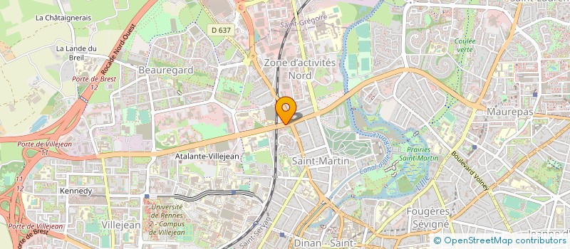 localisation de l'entreprise ASS RECHERCHE BIOLOG TECHNICIEN SPORT à RENNES