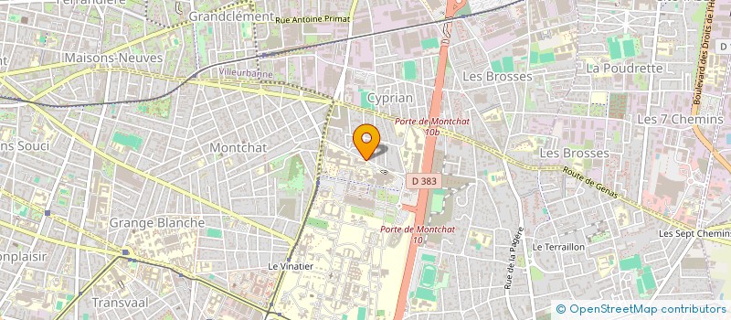 localisation de l'entreprise ASS RECHERCHE CARDIOVASCULAIRE NUTRITION à BRON