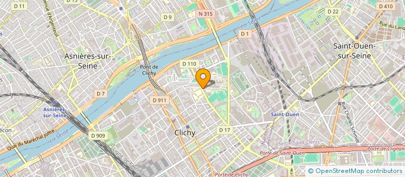 localisation de l'entreprise ASS RECHERCHE CHIRURGIE THORACIQUE EXPER à CLICHY