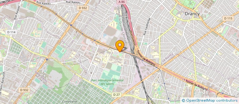 localisation de l'entreprise ASS RECHERCHE CLINIQUE EN CARDIOLOGIE  BOBIGNY