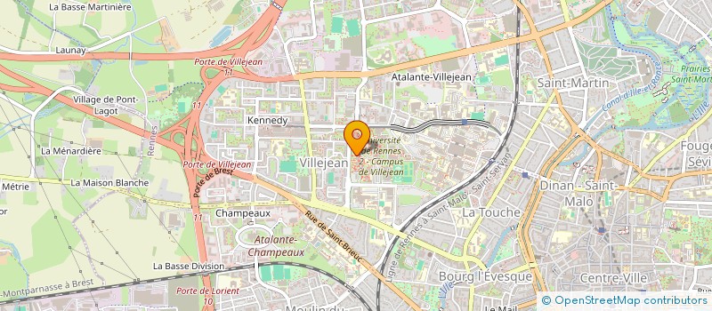 localisation de l'entreprise ASS RECHERCHE CLINIQUES PSY CRIM. à RENNES