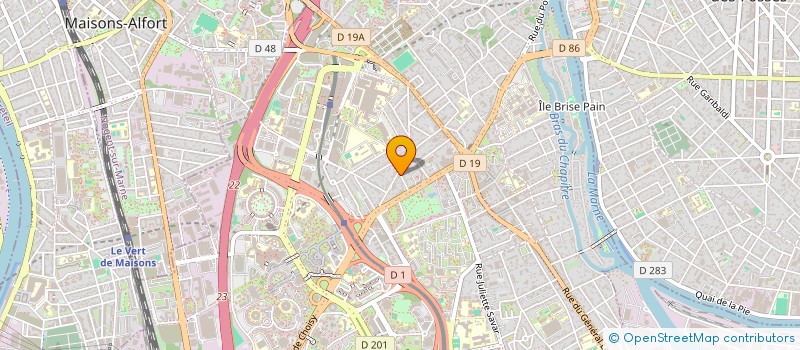 localisation de l'entreprise ASS RECHERCHE CORPORELLE ET ARTISTIQUE à CRETEIL