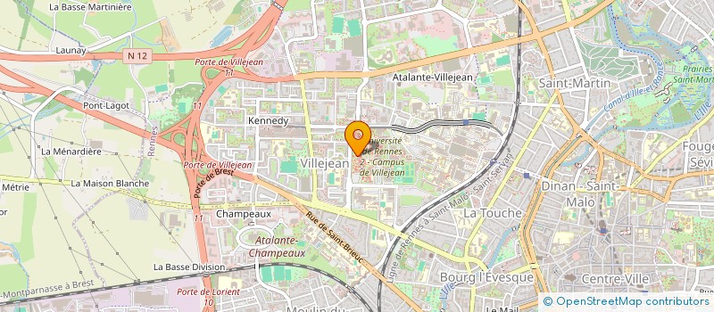 localisation de l'entreprise ASS RECHERCHE ECONOMIQUE SOCIAL BRETAGNE  RENNES