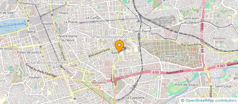 localisation de l'entreprise ASS RECHERCHE EN PATHOLOGIE DIGESTIVE à MARSEILLE
