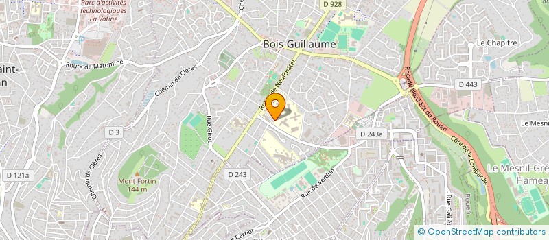 localisation de l'entreprise ASS RECHERCHE ENSEIGNEMENT PNEUMOLOGIE à BOIS-GUILLAUME