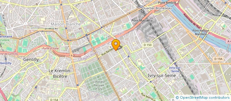 localisation de l'entreprise ASS RECHERCHE ET DEVELOPPEMENT DE L ART à IVRY-SUR-SEINE