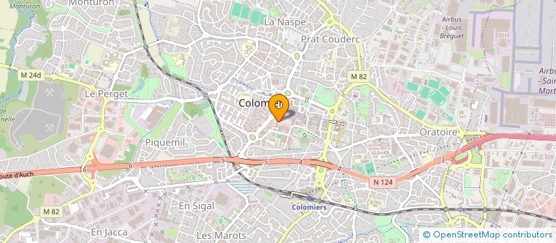 localisation de l'entreprise ASS RECHERCHE ETUDE RENCONTRE à COLOMIERS