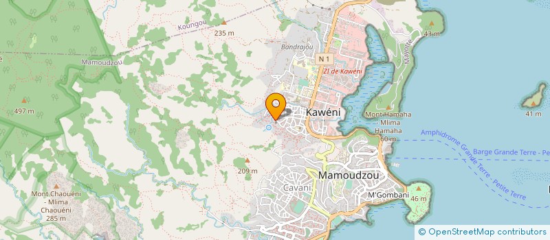 localisation de l'entreprise ASS RECHERCHE ETUDES FORM MAYOTTE à MAMOUDZOU