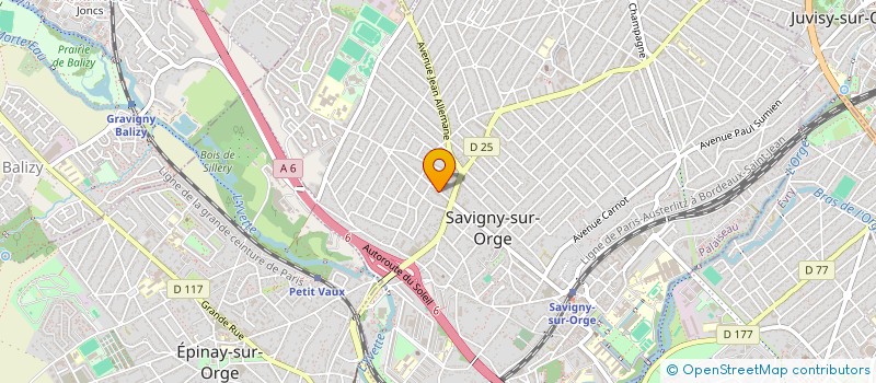 localisation de l'entreprise ASS RECHERCHE FORMATION EMPLOI à SAVIGNY-SUR-ORGE