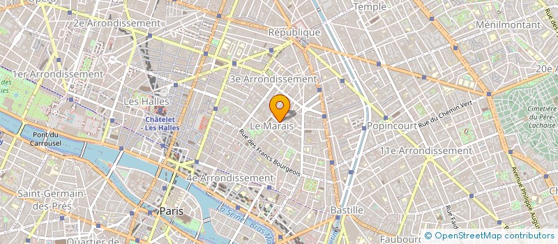 localisation de l'entreprise ASS RECHERCHE FORMATION HEMATOPATHOLOGIE à PARIS