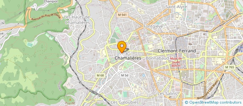 localisation de l'entreprise ASS RECHERCHE GENEALOGIQ HISTORIQ AUVERG à CHAMALIERES