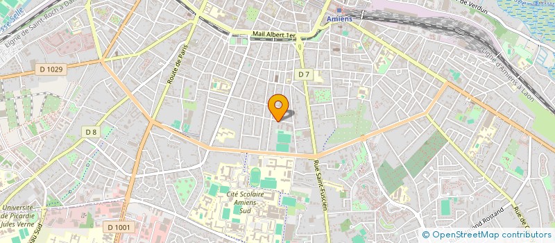 localisation de l'entreprise ASS RECHERCHE GYNEC PROTEC REPRO HUMAINE  AMIENS