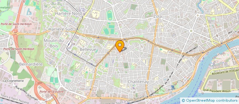 localisation de l'entreprise ASS RECHERCHE INFORM DESERTS SUCCULENTES à NANTES