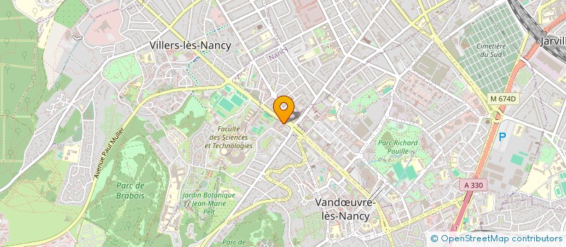 localisation de l'entreprise ASS RECHERCHE INFORMAT AUTOMA LORRAINE à VANDŒUVRE-LES-NANCY