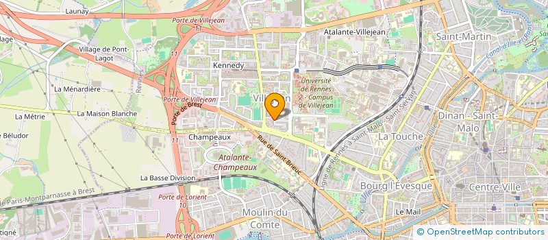 localisation de l'entreprise ASS RECHERCHE INNOVATION ALCOOLOGIE à RENNES