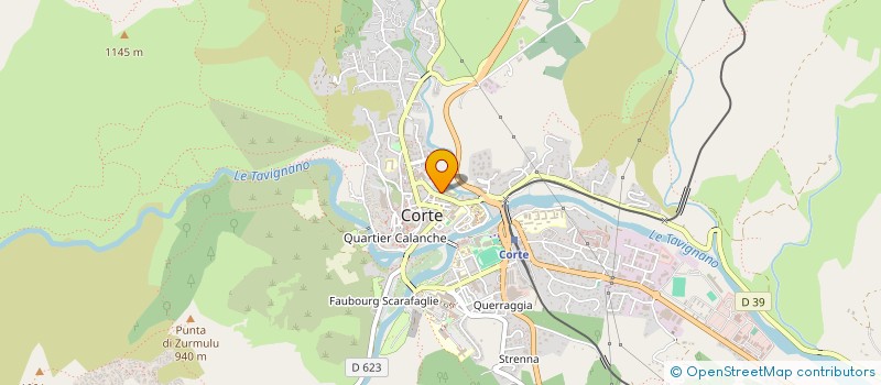 localisation de l'entreprise ASS RECHERCHE JURIDIQUE ECONOMIQUE CORSE à CORTE