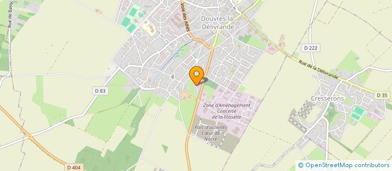 localisation de l'entreprise ASS RECHERCHE MATRICE EXTRACELLULAIRE à DOUVRES-LA-DELIVRANDE