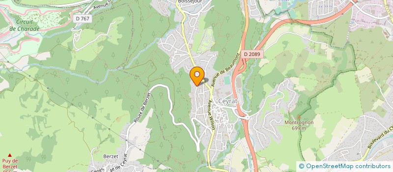 localisation de l'entreprise ASS RECHERCHE MEDICALE CARDIOLOGIQUE  CEYRAT