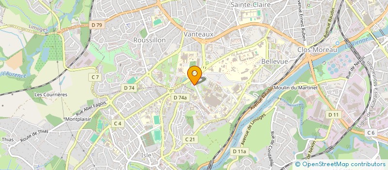 localisation de l'entreprise ASS RECHERCHE NEUROLOGIE à LIMOGES