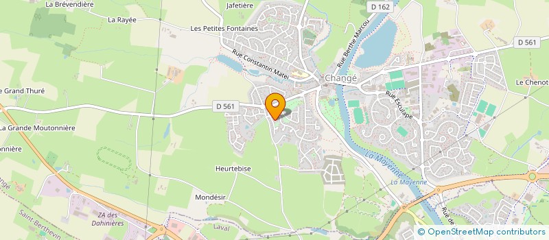 localisation de l'entreprise ASS RECHERCHE PARTAGE DE L ENERGIE  CHANGE