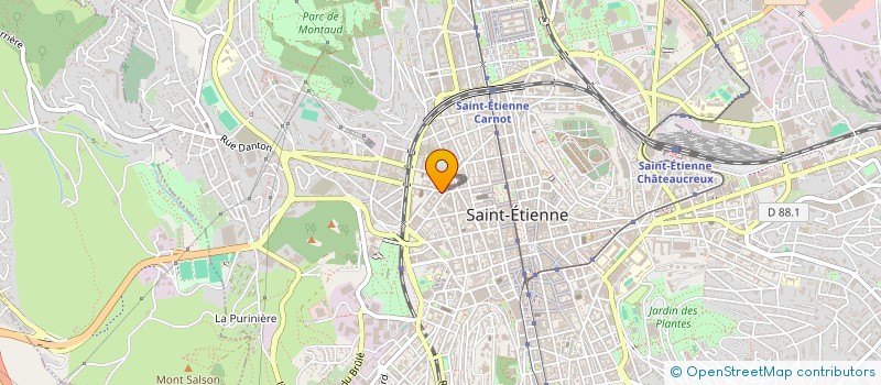 localisation de l'entreprise ASS RECHERCHE PRATIQUE UPA DE ST ETIENNE à SAINT-ETIENNE