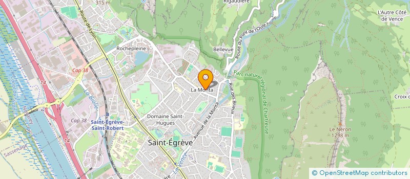 localisation de l'entreprise ASS RECHERCHE PSYCHIATRIE BIOLOGIQUE à SAINT-EGREVE