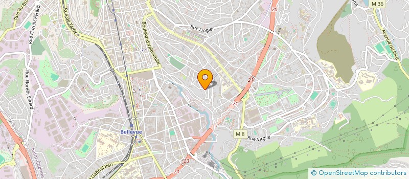 localisation de l'entreprise ASS RECHERCHE PSYCHIATRIE ENFANT ET ADOLESCENT à SAINT-ETIENNE