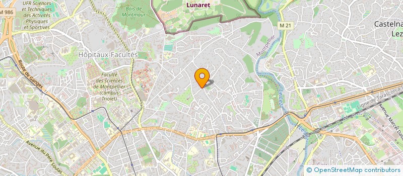 localisation de l'entreprise ASS RECHERCHE SUR LA GLANDE THYROIDE à MONTPELLIER