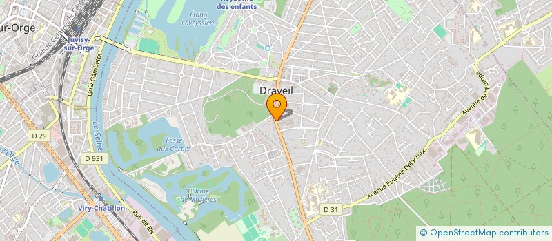 localisation de l'entreprise ASS RECONNAISSANCE ENSEIGNEM SOPROLOGIE à DRAVEIL