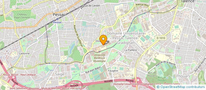 localisation de l'entreprise ASS RECONT ECON THEMATIQUES UNIV SUD EUR à PESSAC