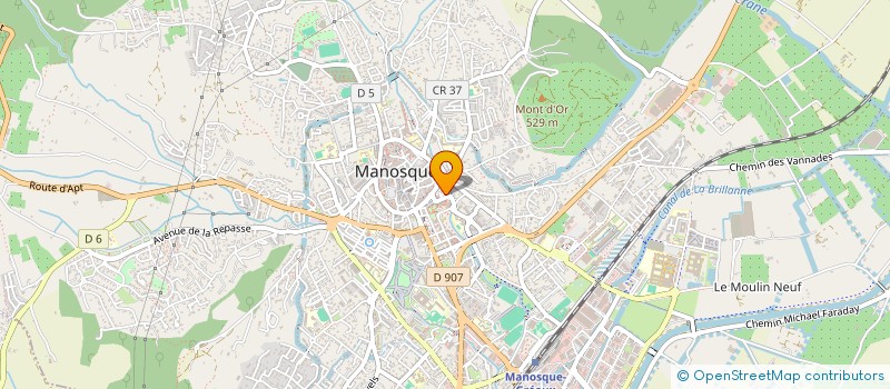 localisation de l'entreprise ASS RECOUVREMENT HONORAIRES MEDICAUX à MANOSQUE