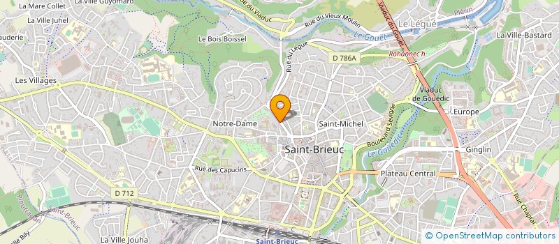localisation de l'entreprise ASS RECTO & VERSO à SAINT-BRIEUC