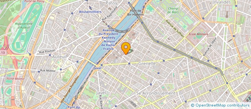 localisation de l'entreprise ASS REFLETS 15  PARIS