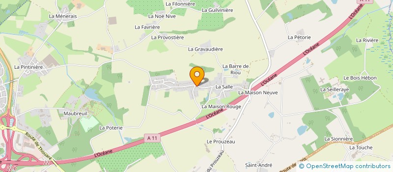 localisation de l'entreprise ASS REFLEXION GERONTOLOGIQUE à CARQUEFOU