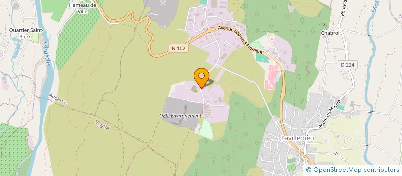 localisation de l'entreprise ASS  REFUGE LES AMANDIERS à LAVILLEDIEU