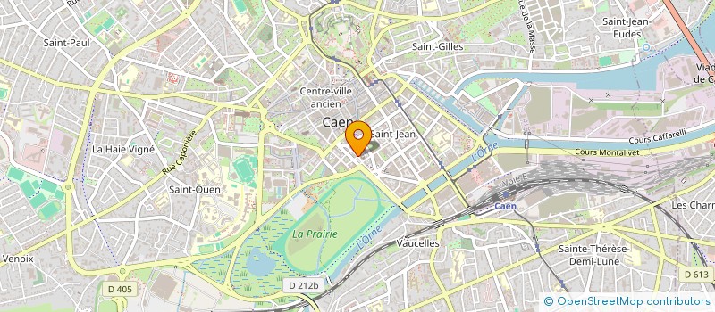 localisation de l'entreprise ASS REFUGIES DANS LE CALVADOS  CAEN