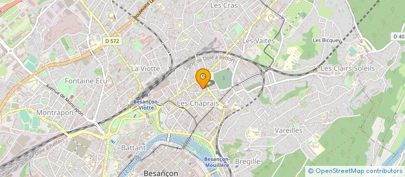 localisation de l'entreprise ASS REG AGREE DES PROFESSIONS LIBERALES à BESANCON