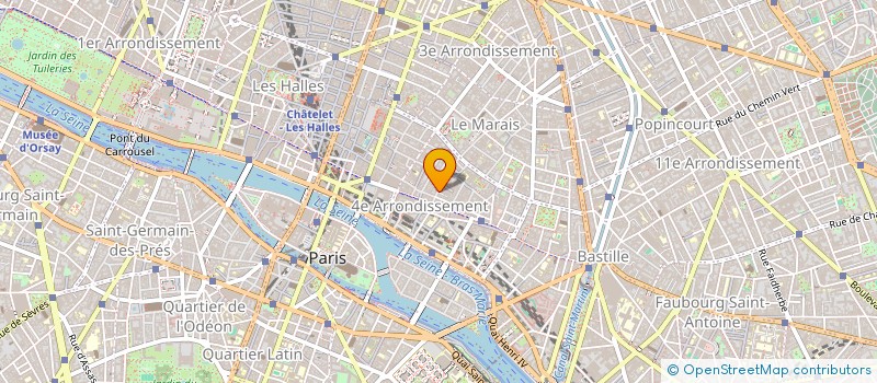 localisation de l'entreprise ASS REG AMIS CENTR ENTRAINEM  PARIS