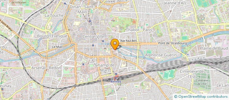 localisation de l'entreprise ASS REG COMMUN CREAT AUDIO VISUEL BRETAG à RENNES