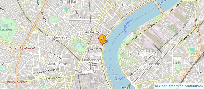 localisation de l'entreprise ASS REG DEFENSE FORETS CONTRE INCENDIES à BORDEAUX