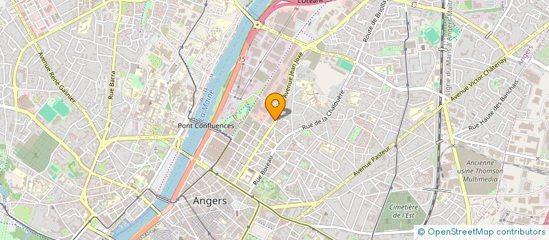 localisation de l'entreprise ASS REG DES ADASEA DES PAYS DE LA LOIRE à ANGERS