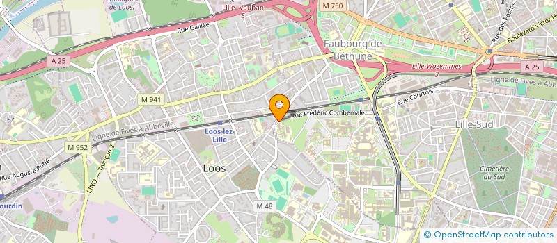 localisation de l'entreprise ASS REG DES TRAUMATISES CRANIENS à LILLE