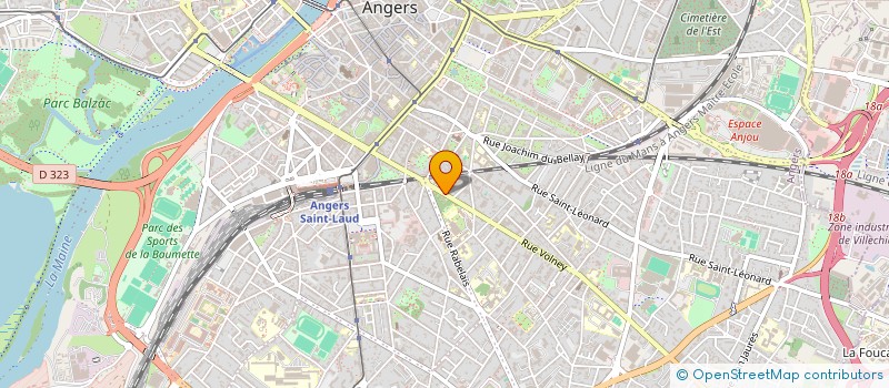 localisation de l'entreprise ASS REG DOCUMENT ENSEIG PRIVE PAYS LOIRE à ANGERS
