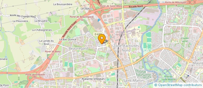 localisation de l'entreprise ASS REG EDUCATION PERMANENTE PAYS RENNES à RENNES