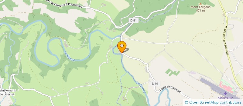 localisation de l'entreprise ASS REG FORM  PROF EQUESTRE  M PYRENEES  BELMONT-SUR-RANCE