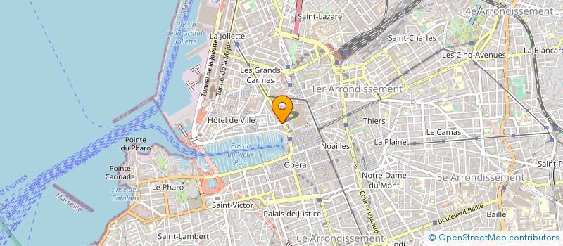 localisation de l'entreprise ASS REG FORMATION METIER SPORT TOURISME à MARSEILLE