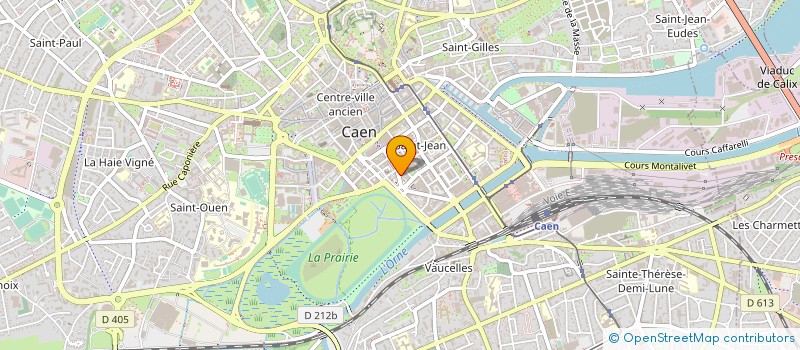 localisation de l'entreprise ASS REG HABITAT SOCIAL BASSE NORMANDIE à CAEN